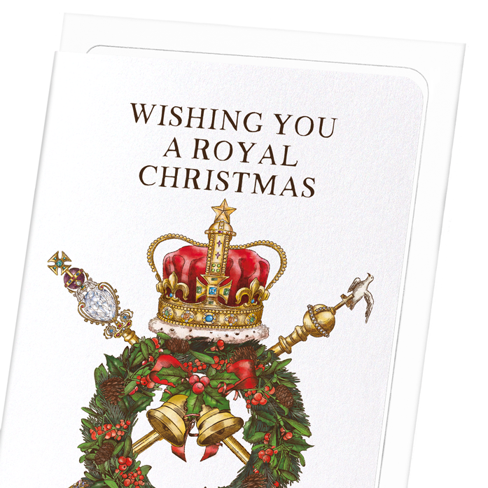ROYAL CHRISTMAS WISHES: Victorian Greeting Card