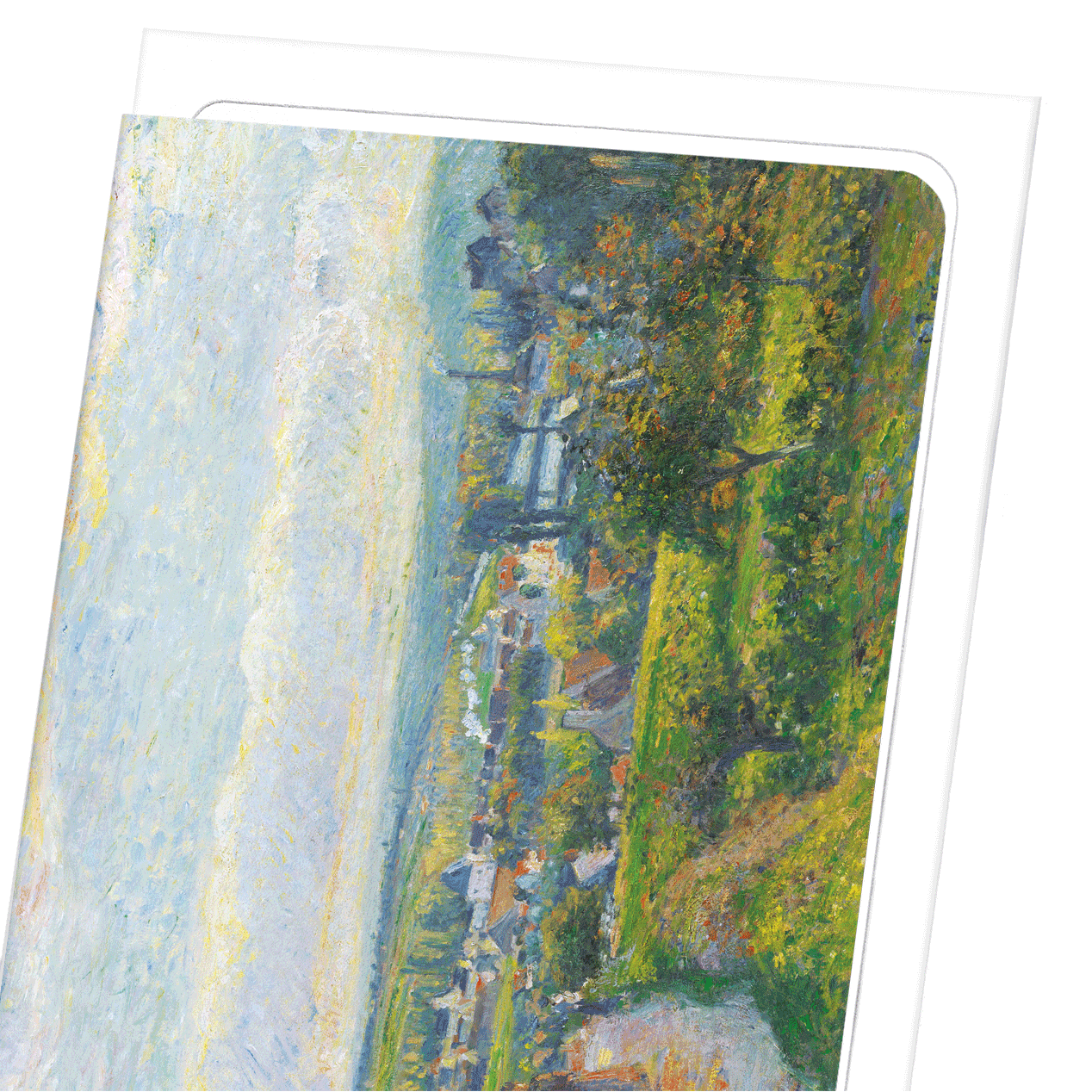 VIEW OF SAINT-OUEN-L'AUMÔNE (1876): Painting Greeting Card