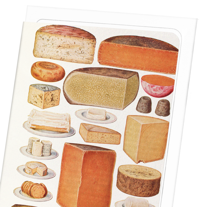 CHEESES (1923): Painting Greeting Card