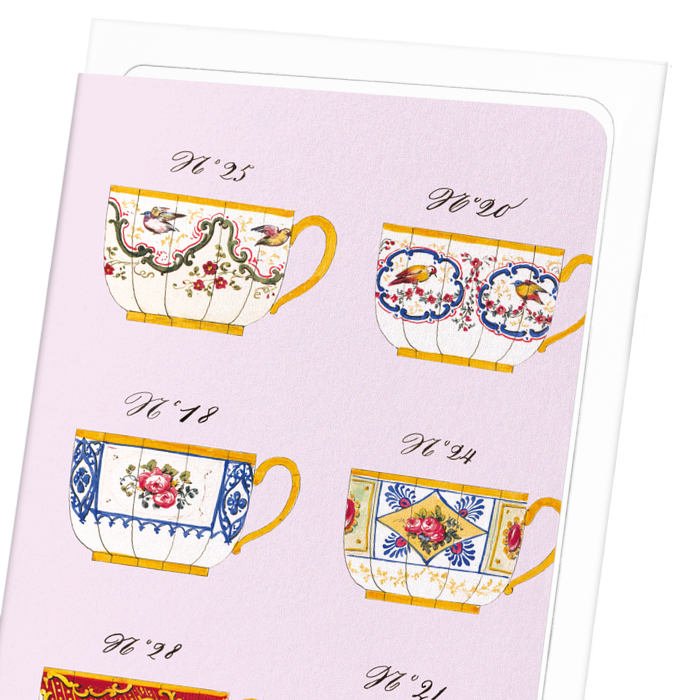 FRENCH TEA CUP SET A (C. 1825-1850): Painting Greeting Card