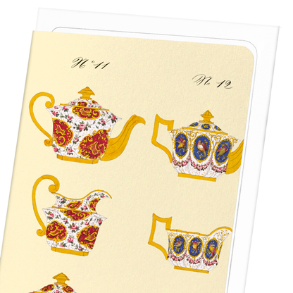 FRENCH TEA SET B (C. 1825-1850): Painting Greeting Card
