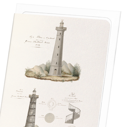 DESIGN FOR A LIGHTHOUSE (1849): Painting Greeting Card