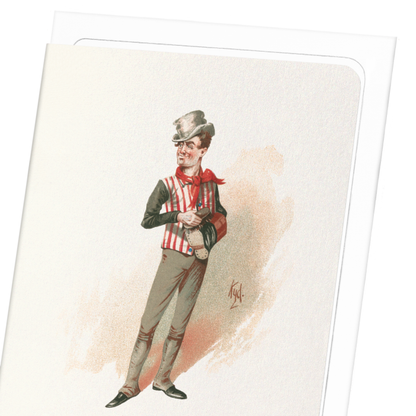 SAM WELLER (1889): Painting Greeting Card