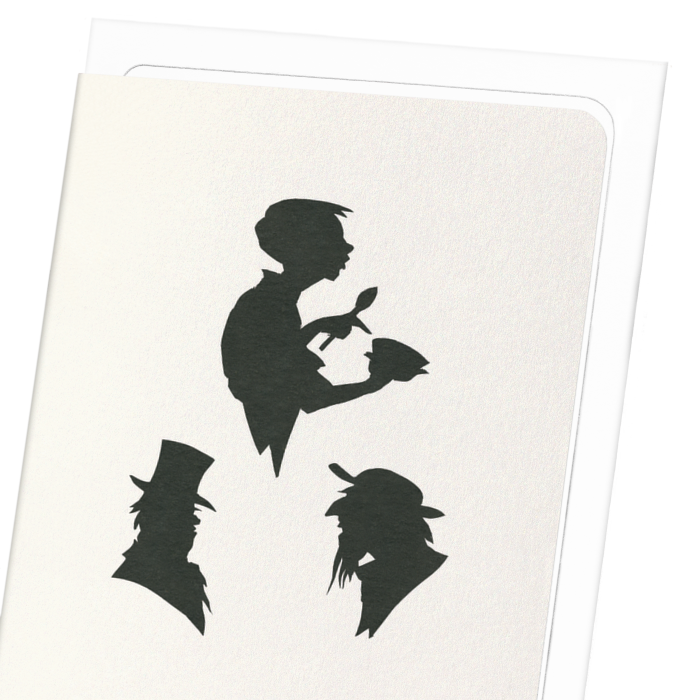 OLIVER TWIST SILHOUETTES: Painting Greeting Card