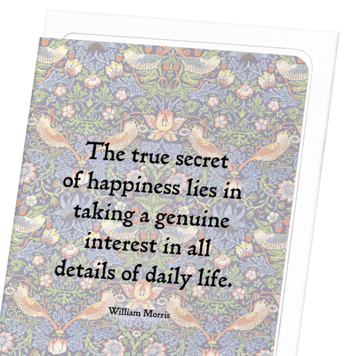 DAILY LIFE BY WILLIAM MORRIS: Pattern Greeting Card