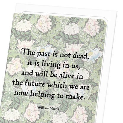BUILDING THE FUTURE BY WILLIAM MORRIS: Pattern Greeting Card