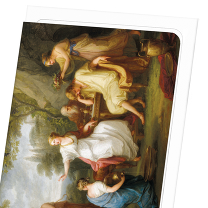 THE SORROW OF TELEMACHUS (1783): Painting Greeting Card