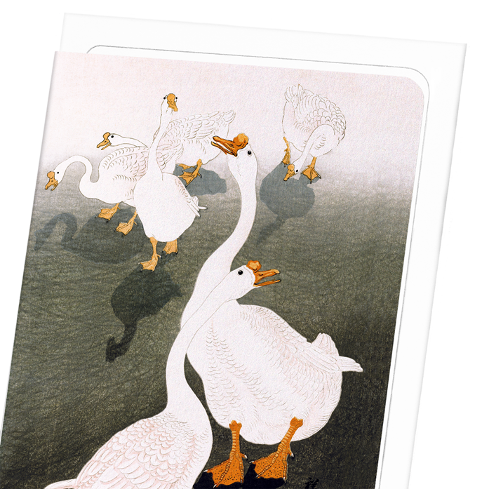 GEESE: Japanese Greeting Card