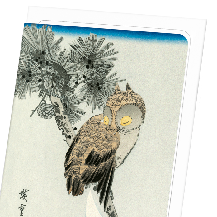 OWL: Japanese Greeting Card
