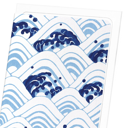 SEA OF WAVES: Japanese Greeting Card