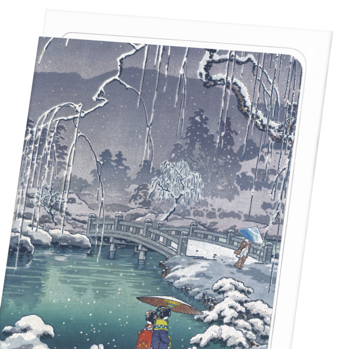 WINTER WILLOWS (1937): Japanese Greeting Card