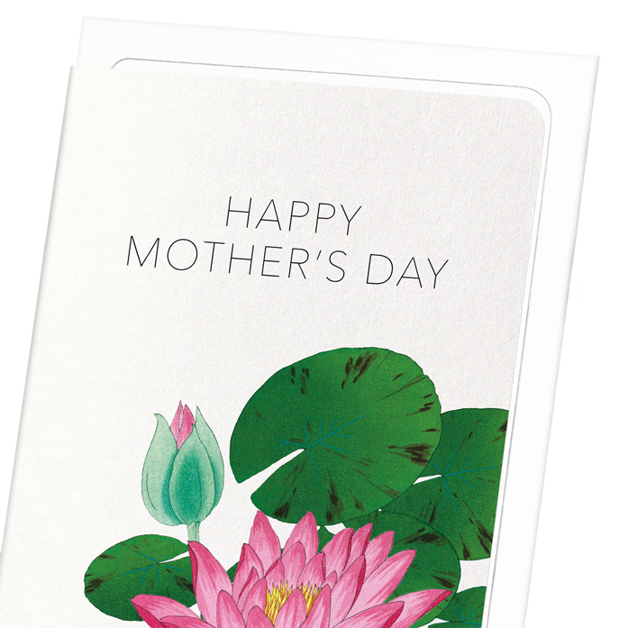 MOTHER’S DAY WATERLILY: Japanese Greeting Card