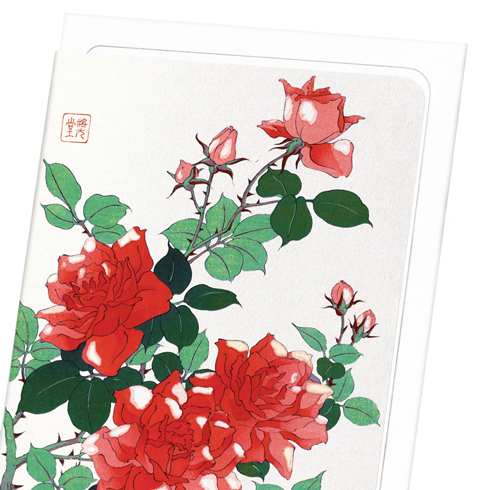 ROSES: Japanese Greeting Card