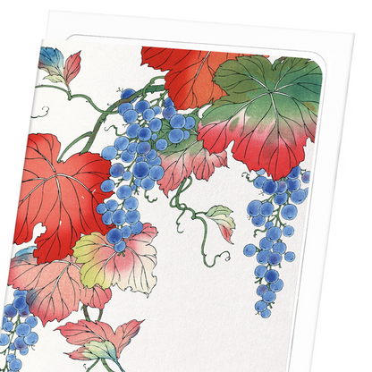 GRAPES: Japanese Greeting Card