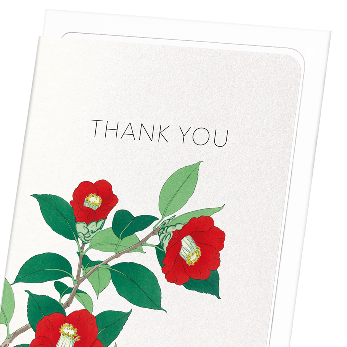 THANK YOU CAMELLIA: Japanese Greeting Card