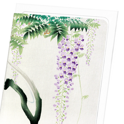 WISTERIA: Japanese Greeting Card