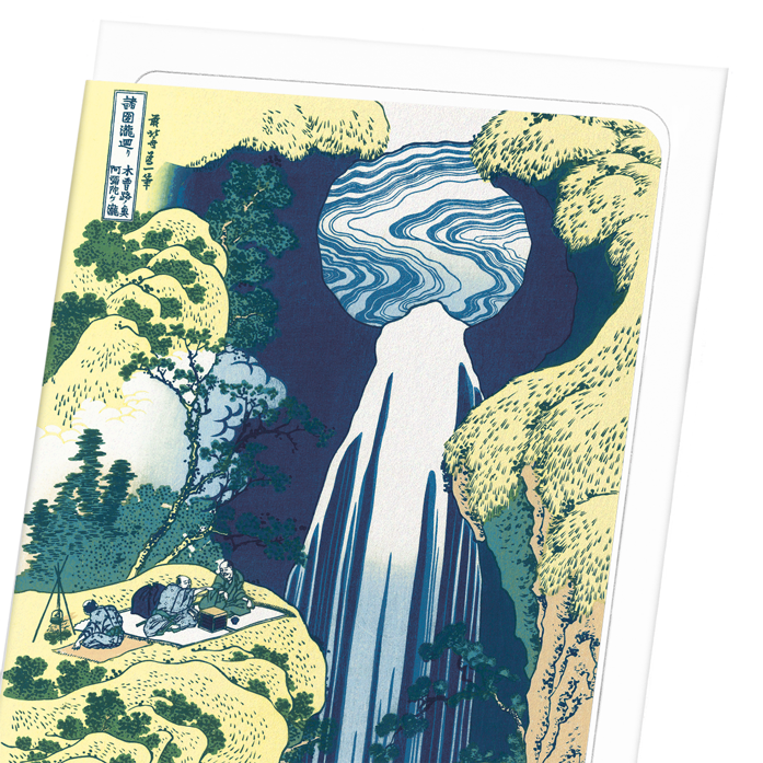 AMIDA FALLS: Japanese Greeting Card