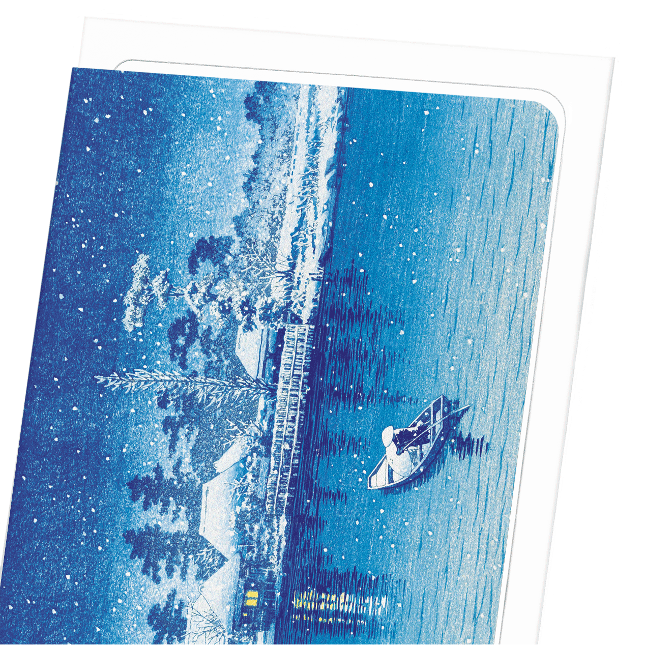 USHIBORI FERRY: Japanese Greeting Card
