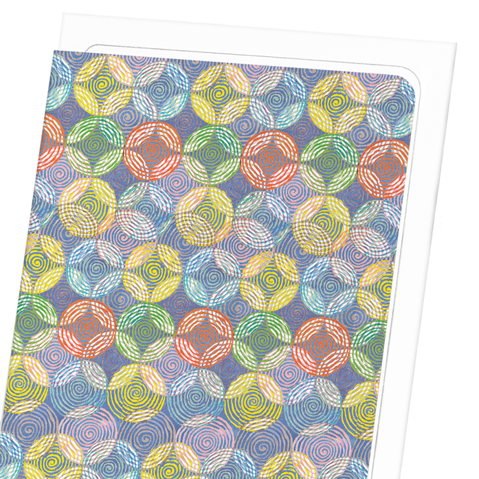 CIRCLES OF COLOURS: Japanese Greeting Card