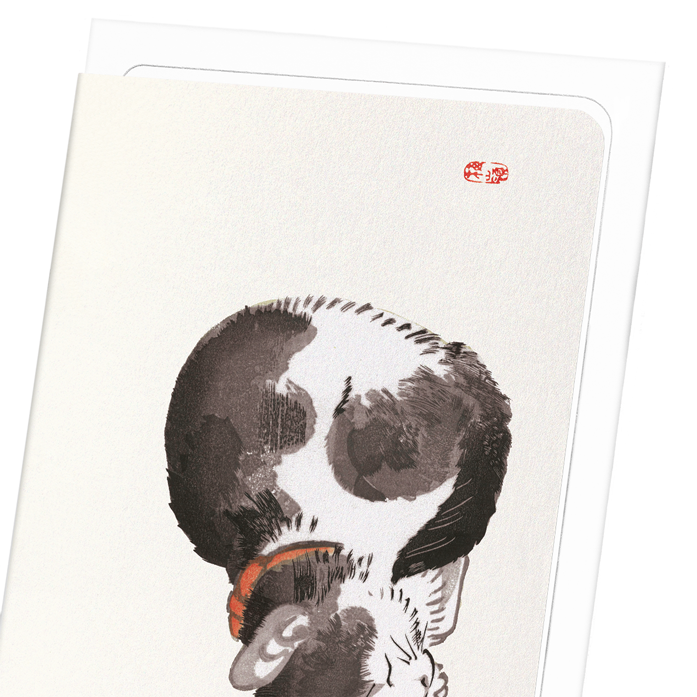SLEEPING CAT: Japanese Greeting Card
