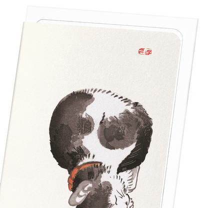 SLEEPING CAT: Japanese Greeting Card