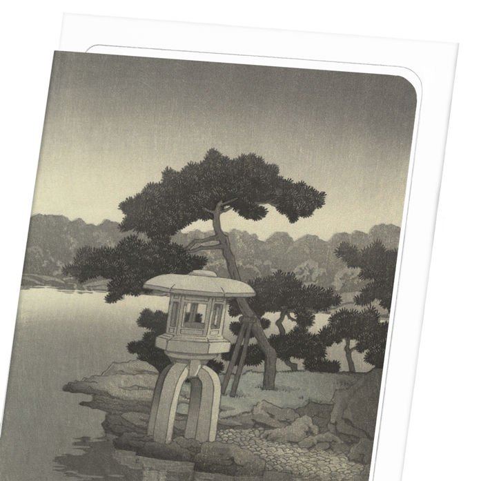 KIYOSUMI GARDEN (1938): Japanese Greeting Card