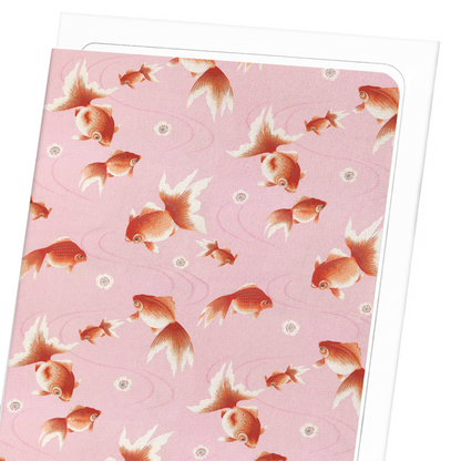 GOLDFISH PATTERN (C.1930): Pattern Greeting Card