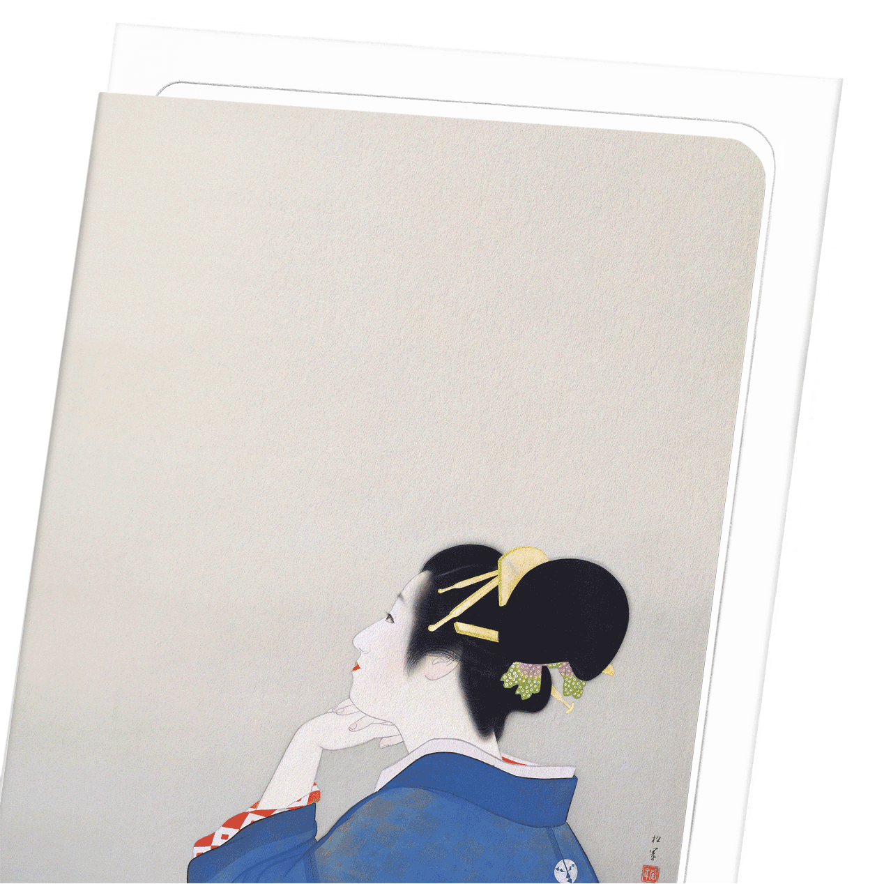 WAITING FOR THE MOON TO RISE (1944): Japanese Greeting Card