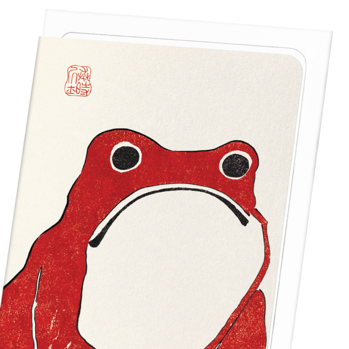 RED FROG: Greeting Card