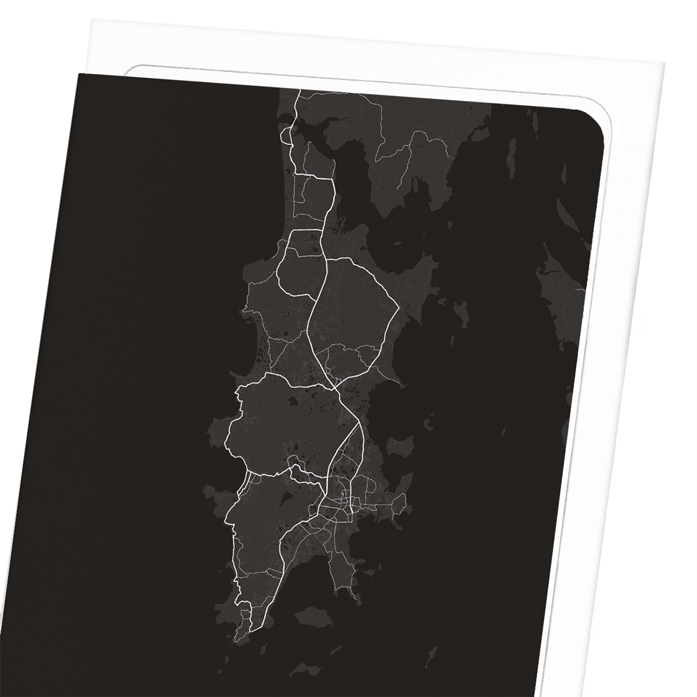 ROME FULL: Map Full Greeting Card