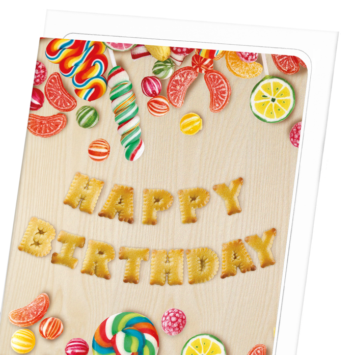 CANDY BIRTHDAY: Photo Greeting Card