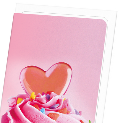 SWEET CUPCAKE: Photo Greeting Card