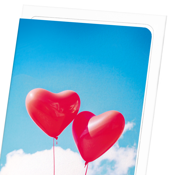 LOVE IS IN THE AIR: Photo Greeting Card