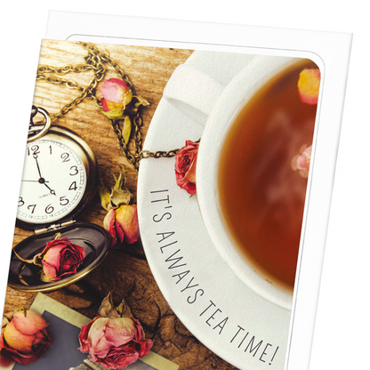 BRITISH AFTERNOON TEA: Photo Greeting Card