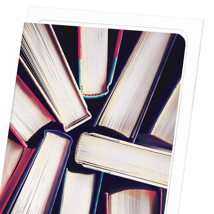 SNAPSHOT OF BOOKS: Photo Greeting Card