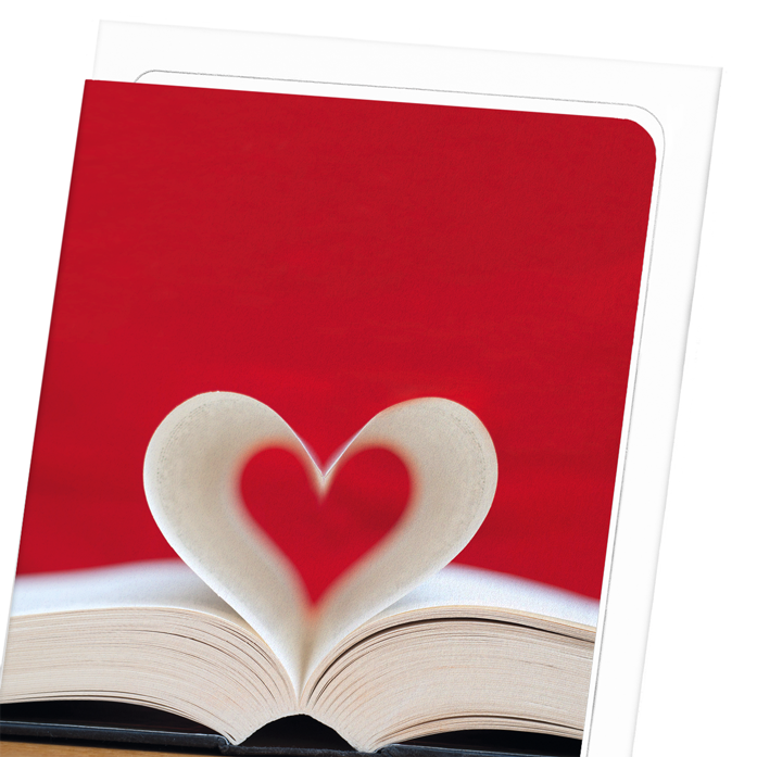 PAGE OF HEART: Photo Greeting Card