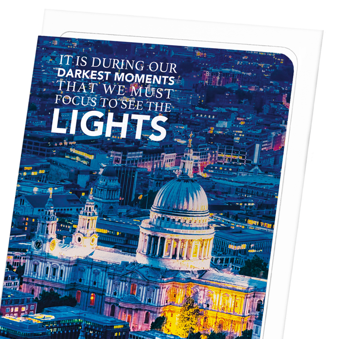 SEE THE LIGHT: Photo Greeting Card