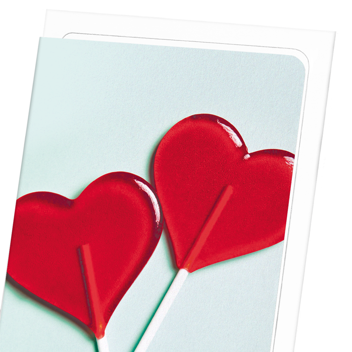 LOLLIPOPS OF LOVE: Photo Greeting Card