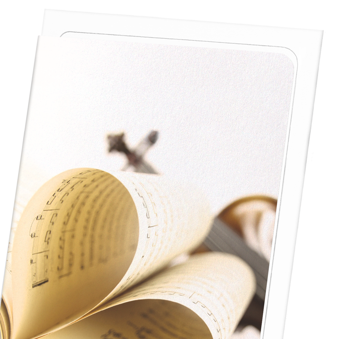 LOVE FOR MUSIC: Photo Greeting Card