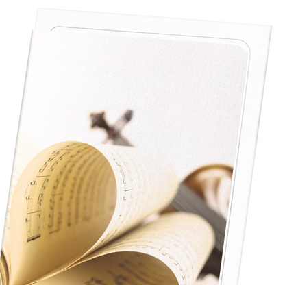 LOVE FOR MUSIC: Photo Greeting Card