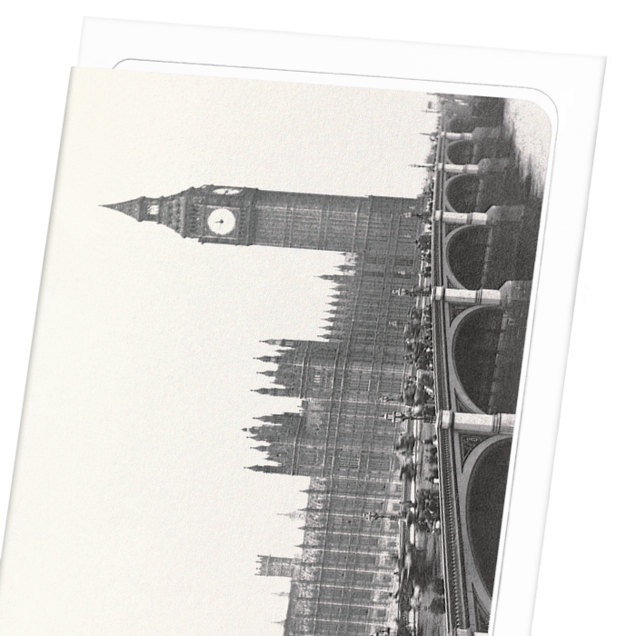 HOUSES OF PARLIAMENT (1867-1870): Photo Greeting Card