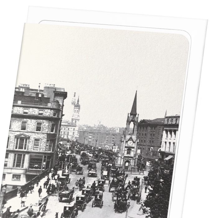 LONDON BRIDGE FROM BOROUGH (1862-79): Photo Greeting Card