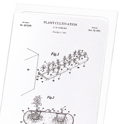 PATENT OF PLANT CULTIVATION (1971): Patent Greeting Card