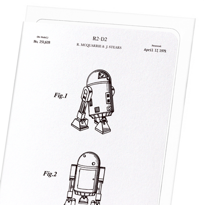 PATENT OF R2-D2 (1979): Patent Greeting Card