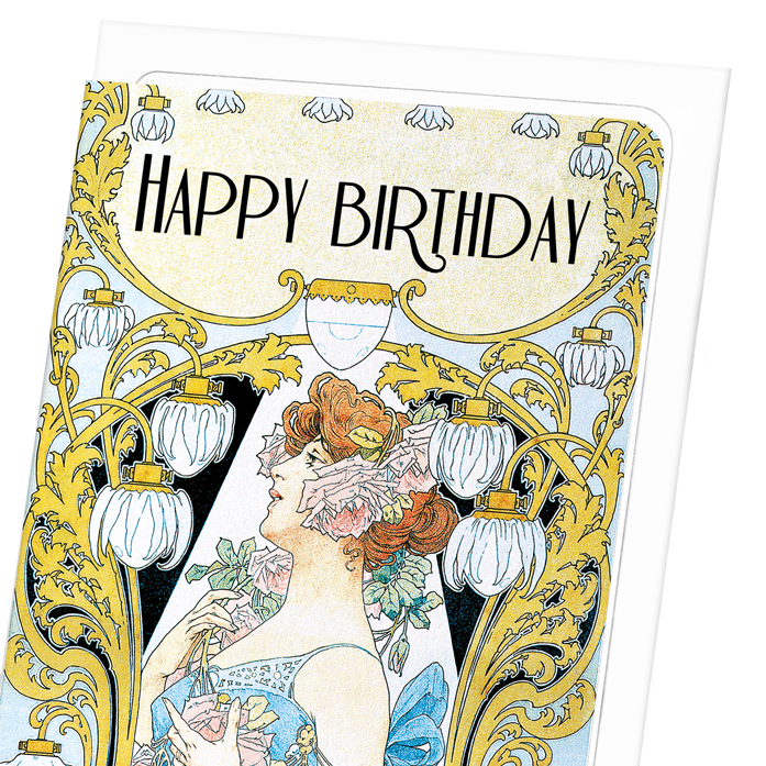 HAPPY BIRTHDAY: Vintage Greeting Card