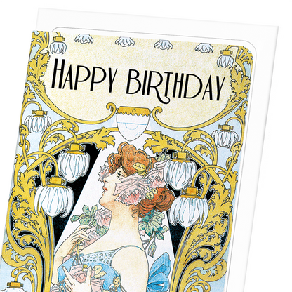 HAPPY BIRTHDAY: Vintage Greeting Card