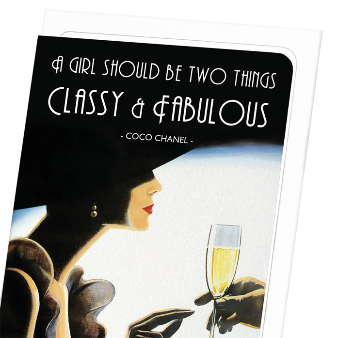 CLASSY AND FABULOUS: Vintage Greeting Card