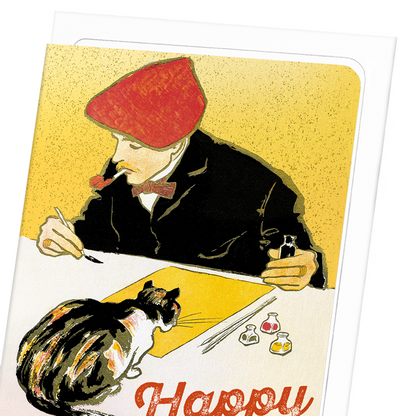 BIRTHDAY ARTIST: Vintage Greeting Card