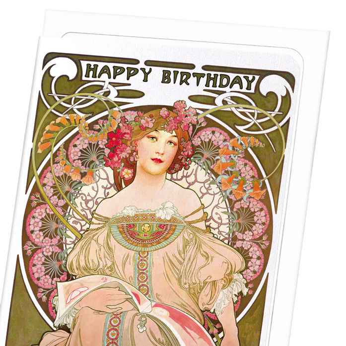 HAPPY BIRTHDAY: Vintage Greeting Card
