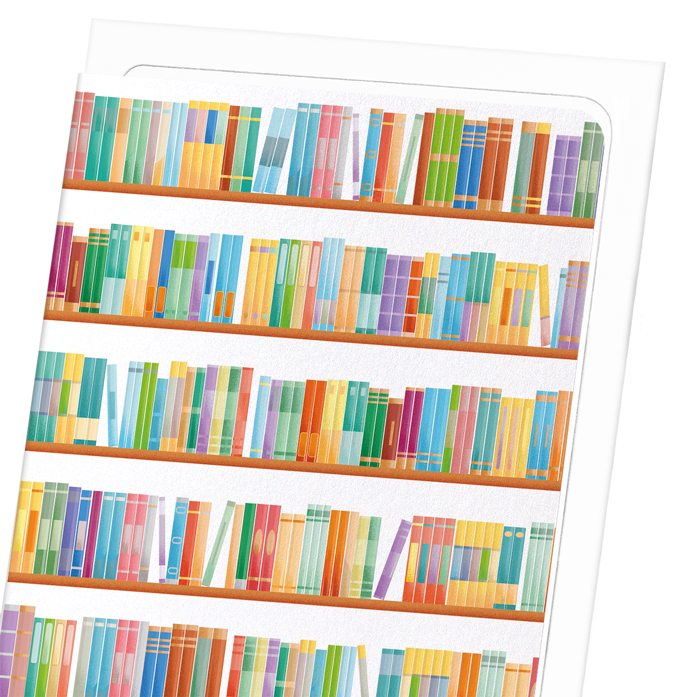 RAINBOW LIBRARY: Modern deco Greeting Card